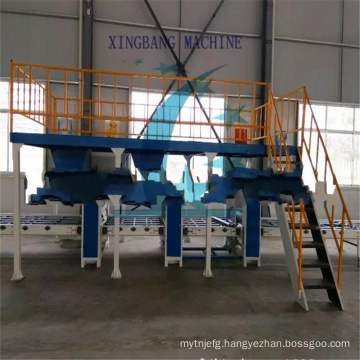 Automatic flue machine adjustable flue machine